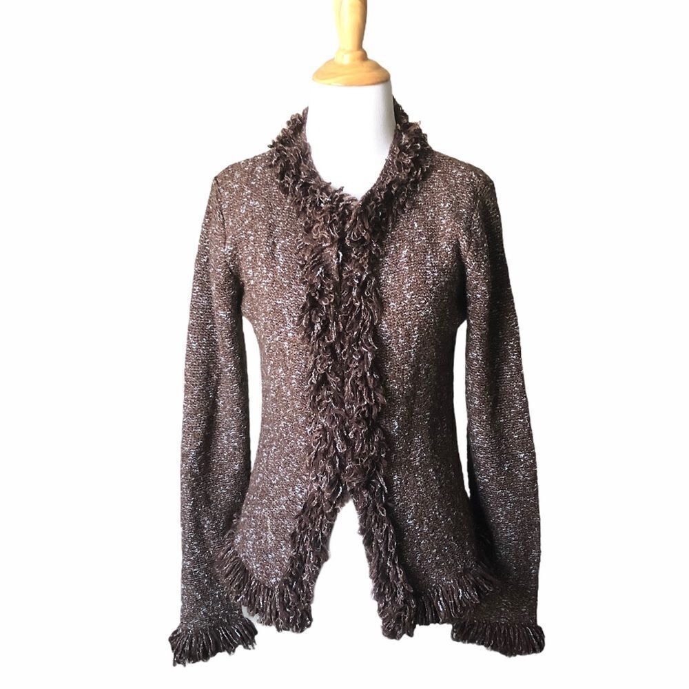 One Girl Who Boucle Cardigan